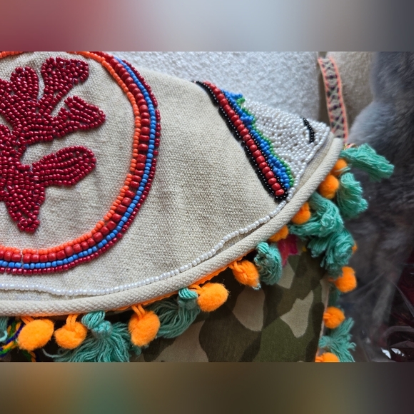 Antica Sartoria By Giacomo Cinque, Beaded Shoulder Bag, Multicolor - Picture 7 of 15